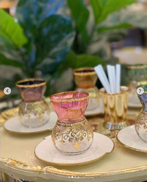 Special Design Turkish Glass Set Turkish Tea Glass Set Etsy