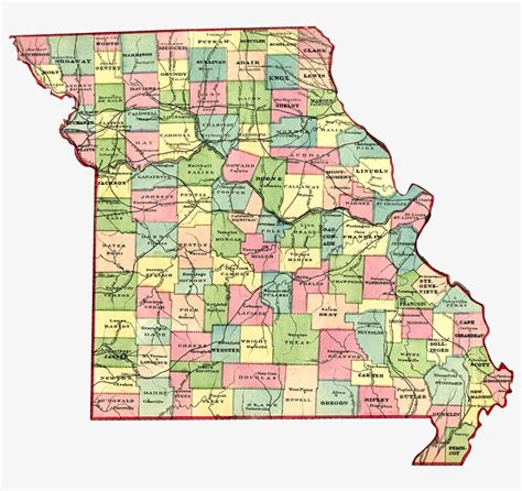 Missouri Map Showing Counties Web Photo Gallery With Jackson County