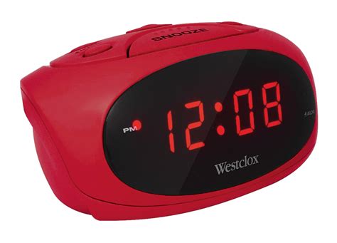 Westclox Led Alarm Clock 70044r