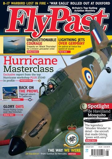 Flypast Magazine August 2011 Back Issue