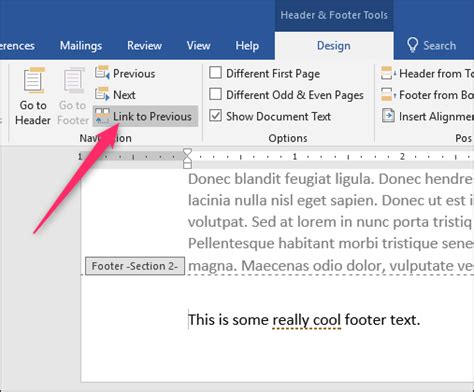 How To Delete A Header Or Footer From A Single Page In Word
