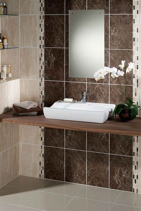 24 Marvelous Brown Tile Bathroom Floor Home Decoration And
