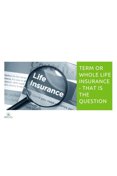 The short answer is yes, you can buy life insurance for your parents, under a few conditions. Term or Whole Life Insurance - Tough Question | Life ...