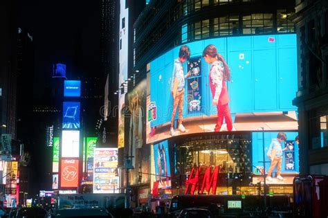 Time Square In New York Editorial Stock Photo Image Of Landmark