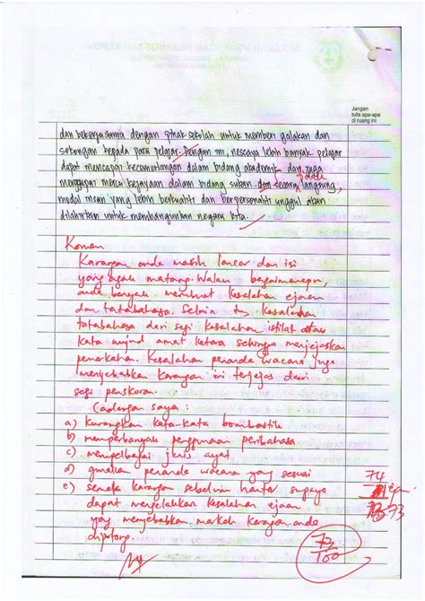 Bahagian a merupakan karangan yang berpandukan bahan rangsangan yang diberikan seperti. LAMAN BLOG CIKGU TAN CL: KARANGAN SPM - FAEDAH 1 MURID 1 SUKAN