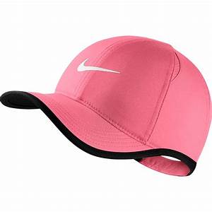 Nike, Featherlight, Girl, U0026, 39, S, Hat, Coral, Black