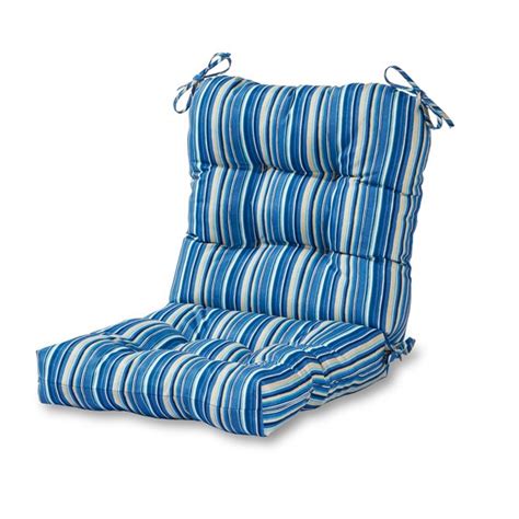 Greendale Home Fashions Coastal Stripe Outdoor Chair Cushion