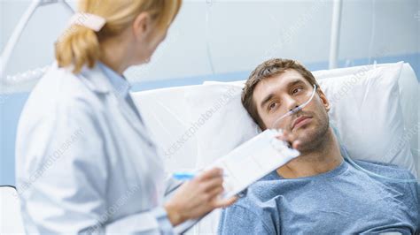 Doctor Asking A Patient Questions Stock Image F Science
