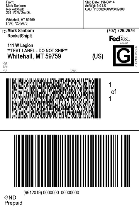 Can i create shipment online and go to ups store (not authorized store) to have the prepaid label printed. Print test ups label