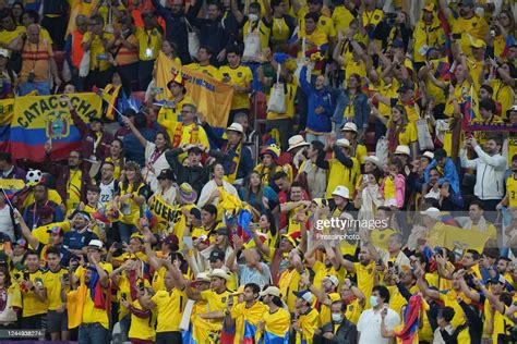 Ecuador Fans During The Qatar 2022 World Cup Match Group A Between