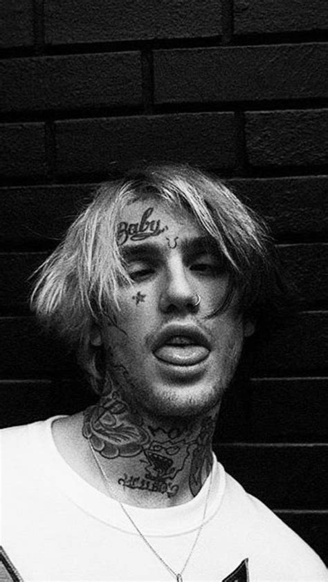 Lil Peep Black And White Artled