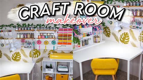 Extreme Craft Room Makeover Tour 2020 On A Budget Organization