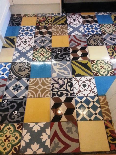 Cleaning Encaustic Kitchen Floor Tiles In Beckenham Tiling Tips