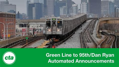 Cta Green Line Announcements From Harlemlake To 95thdan Ryan Pre