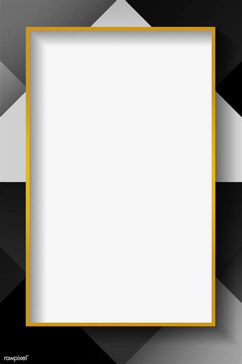 Blank Rectangle White Abstract Frame Vector Premium Image By Rawpixel 