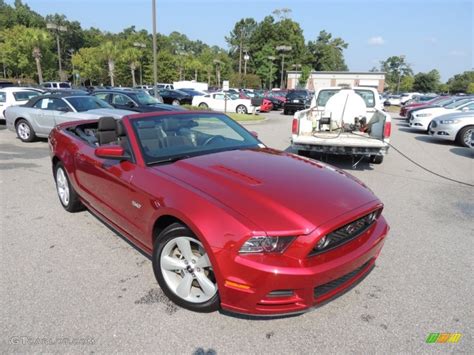 2014 Ruby Red Ford Mustang Gt Convertible 85499099