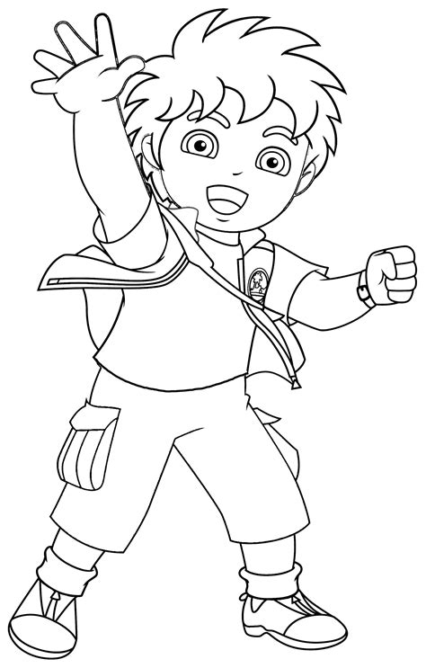 Drawing Little Boy 97655 Characters Printable Coloring Pages