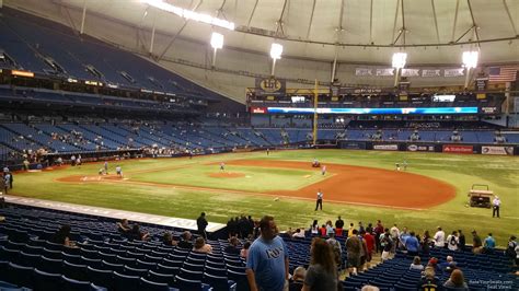 Tropicana Field Section 122 Tampa Bay Rays