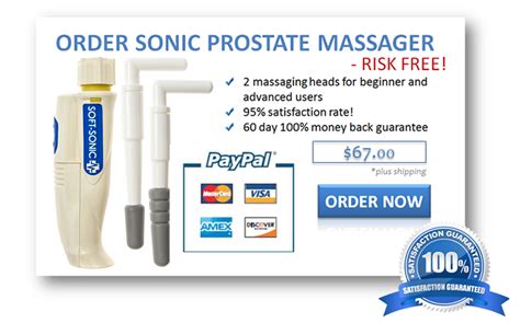 Sonic Prostate Massager Best Prostate Vibrator By Prostate Health Center