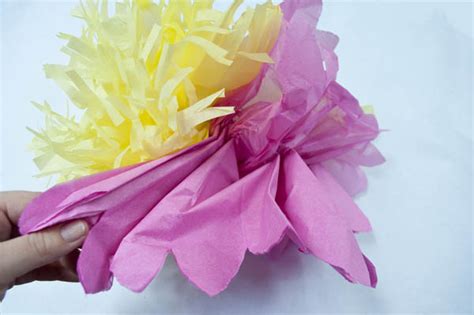 Use the pictures above as a visual guide to help you create your flowers. How to Make Mexican Tissue Paper Flowers - Clumsy Crafter