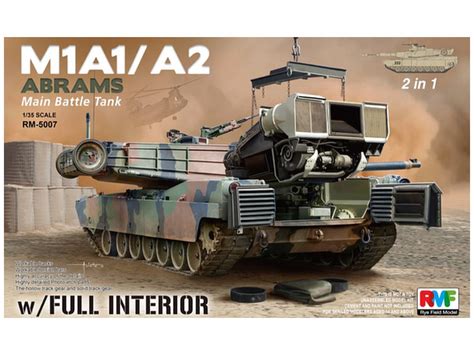 135 M1a1a2 Abrams Main Battle Tank W Full Interior 2 In