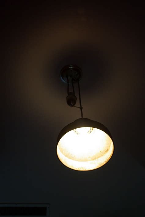 Then, unscrew the base of the light fitting and untwist the. Reclaimed Rustics: Pulley Light Fixture