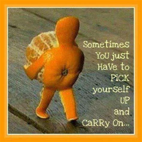 Sometimes You Just Have To Pick Yourself Up And Carry On Hit Like If