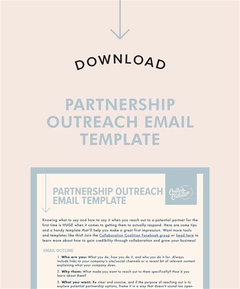 Partnership Outreach Email Template