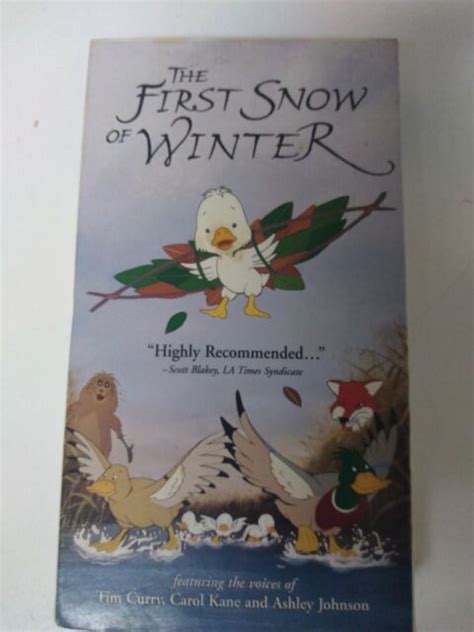 The First Snow Of Winter Vhs 1999 Closed Captioned For Sale Online