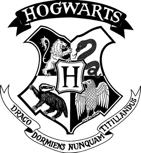 Download Image Black And White Stock Hogwarts Harry Potter Gryffindor