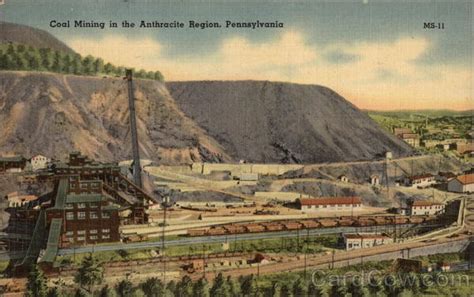 Coal Mining In The Anthracite Region Pennsylvania