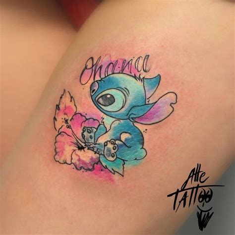 Ohana Stitch Lilo And Stitch Tattoo Disney Tattoos