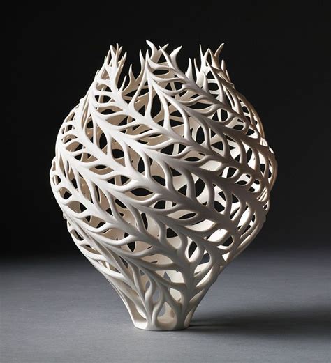 Porcelain Vessels Inspired By The Ocean Sculpted By Jennifer Mccurdy