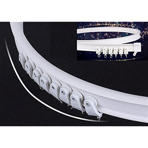 Alloy Plastic Windows And Balcony Curtain Track Soft Curved Rail Slide 2