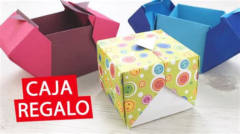 Cómo Hacer Una Caja De Papel Con Tapa ¡fácil Y Rápido Manualidades Play