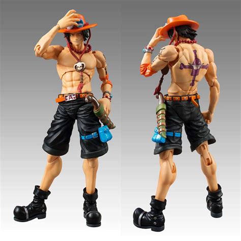 18cm One Piece Figma Luffy Ace Vah Onepiece Action Figure Brother
