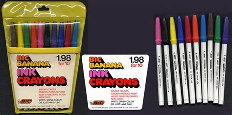 Bic Banana Ink Crayons 1970s I Remember My 5th Grade Teacher