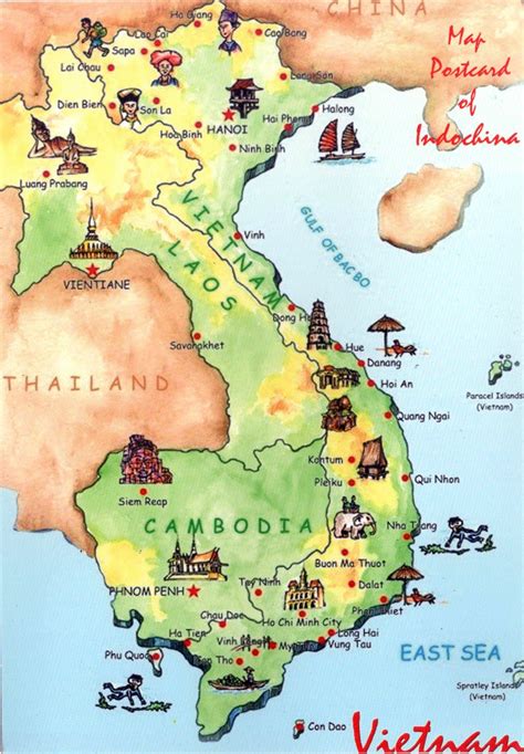 Map Of Vietnam Printable