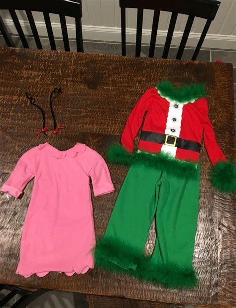 Diy Cindy Lou Who And Grinch Costume Kids Grinch Costume Grinch