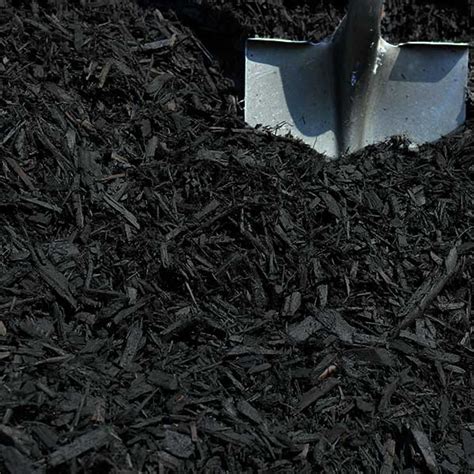 Black Dyed Mulch Yard Works Landscape Supply