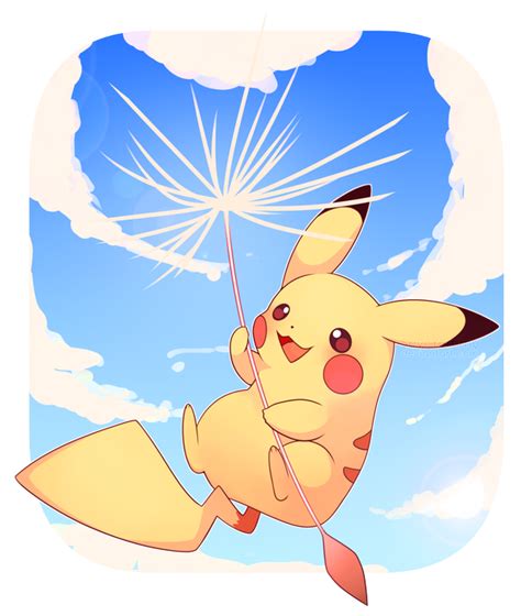 Commission Flying Pikachu By Seviyummy On Deviantart Pikachu