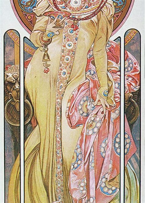 Moet Chandon Dry Imperial Greeting Card By Alphonse Mucha