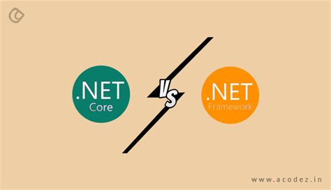 Net Framework Vs Net Core Differences Overview And Comparison