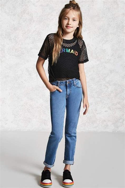 Forever 21 Girls Denim Skinny Jeans Kids Available Colors Medium