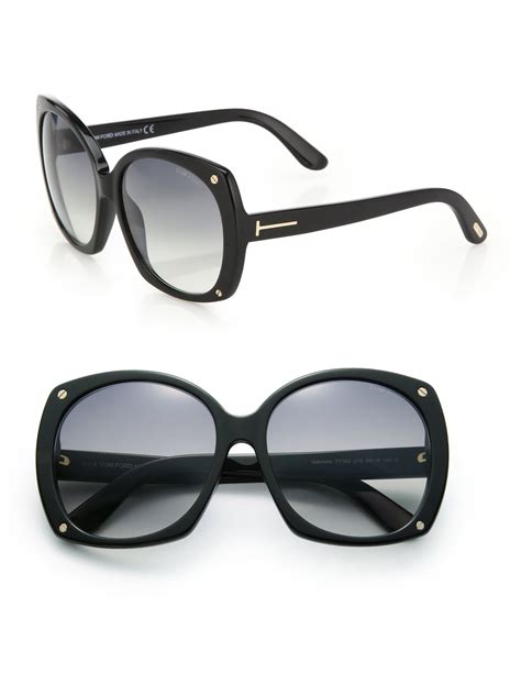 Tom Ford Oversized 59mm Square Sunglasses In Black Lyst