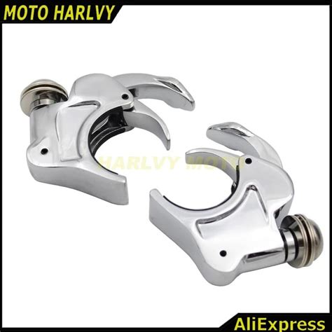 41mm Quick Release Windshield Clamps For Harley Dyna Sportster Xl 883 1200
