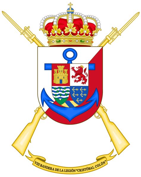 8th spanish legion coat of arms heraldry legion