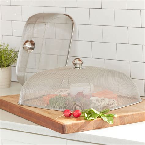 Rectangular Mesh Dish Covers Set Of 2 Brylane Home