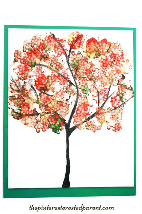 Bundled Q Tip Autumn Tree The Pinterested Parent