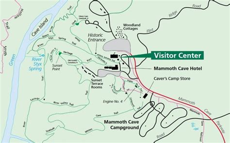 Mammoth Cave Location Map Images And Photos Finder